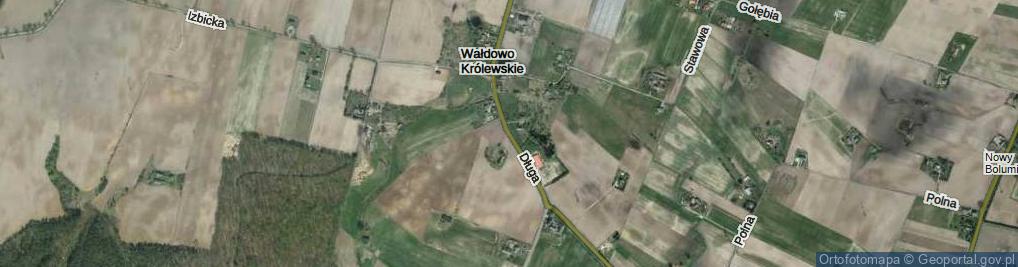 Zdjęcie satelitarne Długa ul.